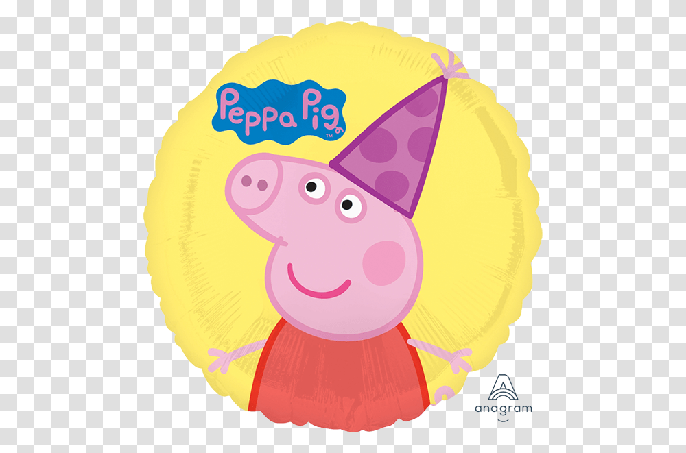 Peppa Pig Birthday Balloon, Piggy Bank, Leisure Activities, Animal, Rattle Transparent Png