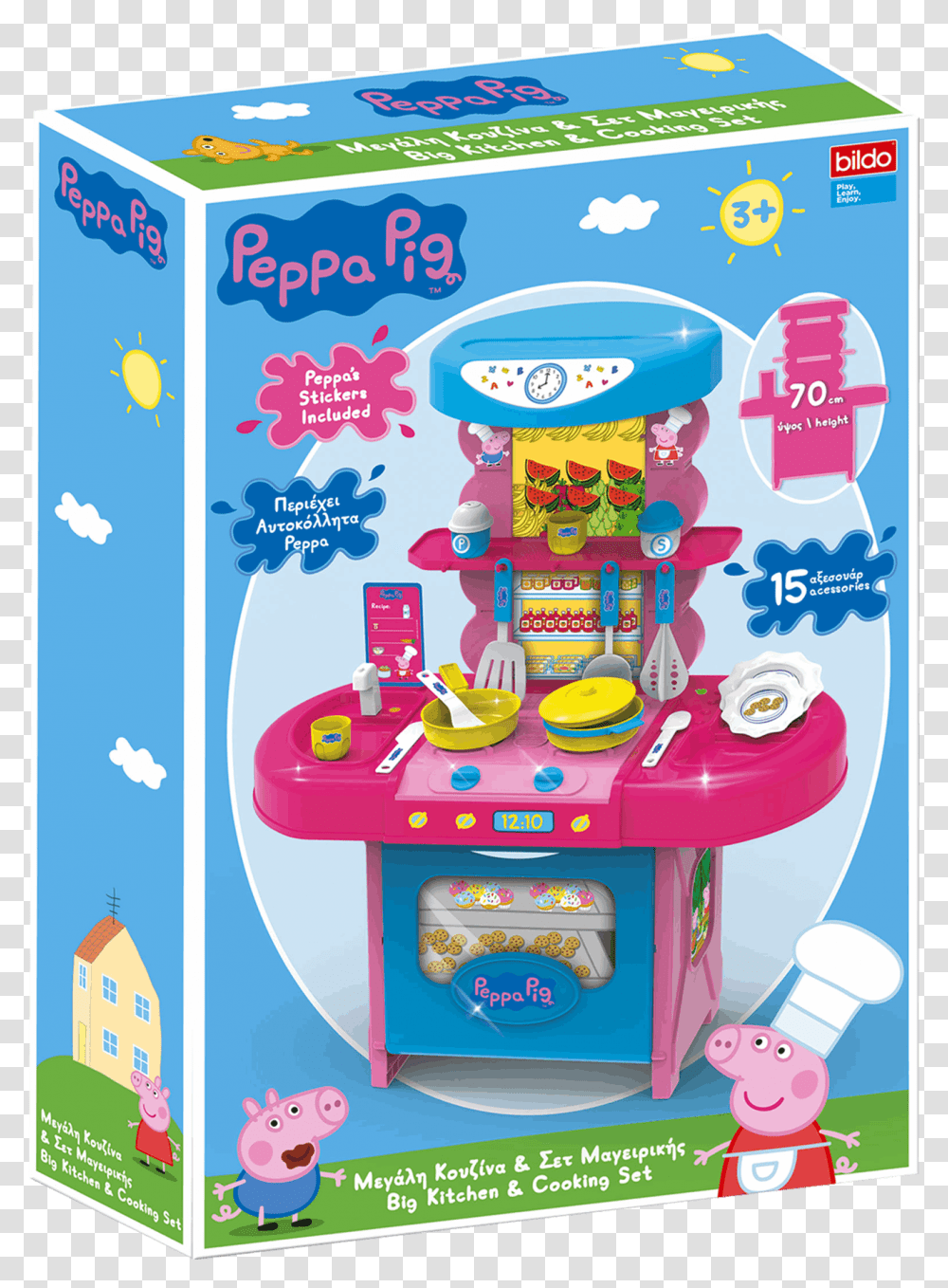 Peppa Pig Cocina GrandeTitle Peppa Pig Cocina Grande Peppa Pig, Arcade Game Machine, Advertisement, Poster, Label Transparent Png