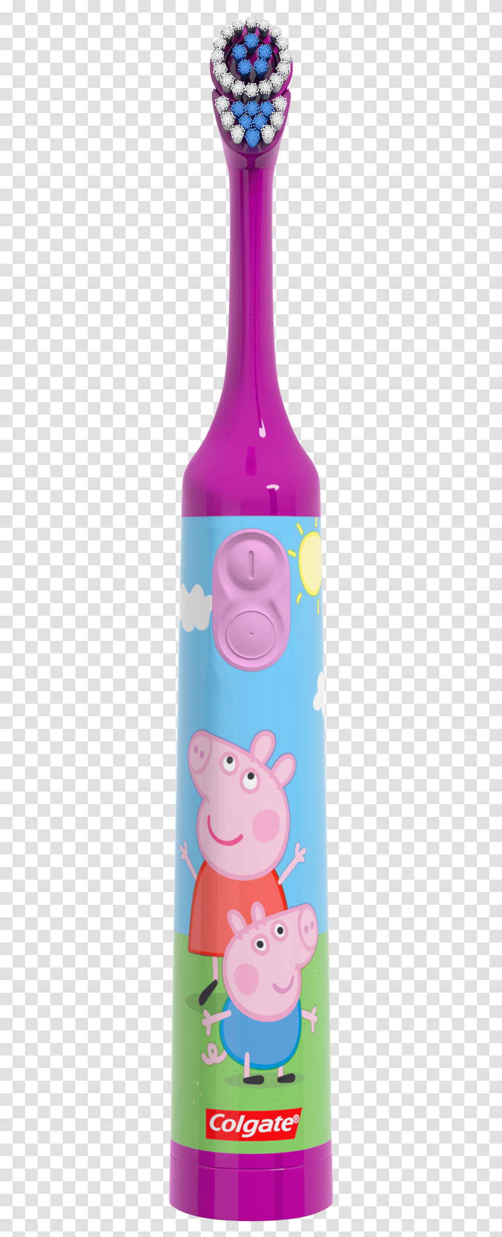 Peppa Pig Electric Toothbrush, Electronics, Bottle, Water Bottle Transparent Png