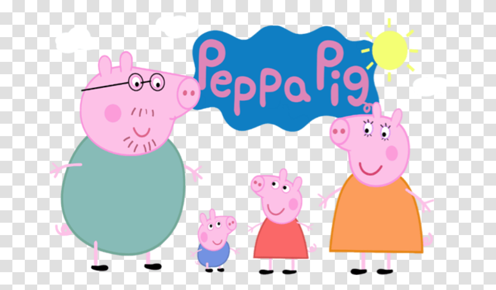Peppa Pig Family, Girl, Female, Hand Transparent Png