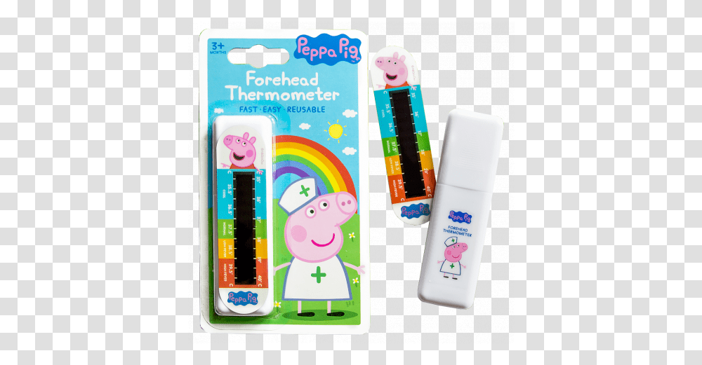 Peppa Pig Forehead Thermometer Peppa Pig, Mobile Phone, Electronics, Cell Phone, Pencil Box Transparent Png