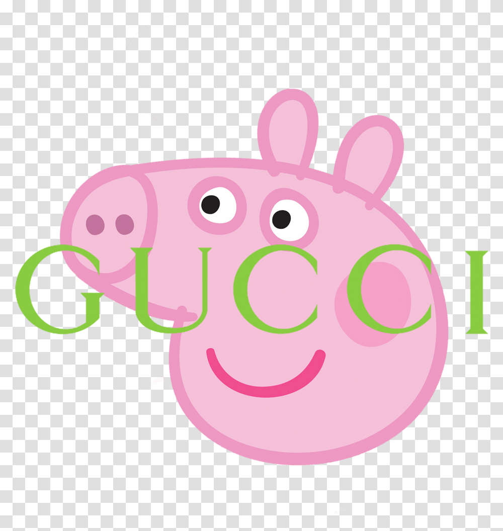 Peppa Pig Gucci Album On Imgur, Text, Piggy Bank, Animal, Rubber Eraser Transparent Png