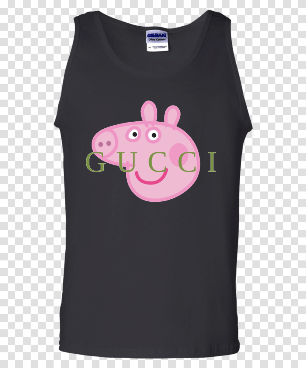 Peppa Pig Gucci Tank Top Image Portable Network Graphics, Clothing, Apparel, T-Shirt, Sleeve Transparent Png