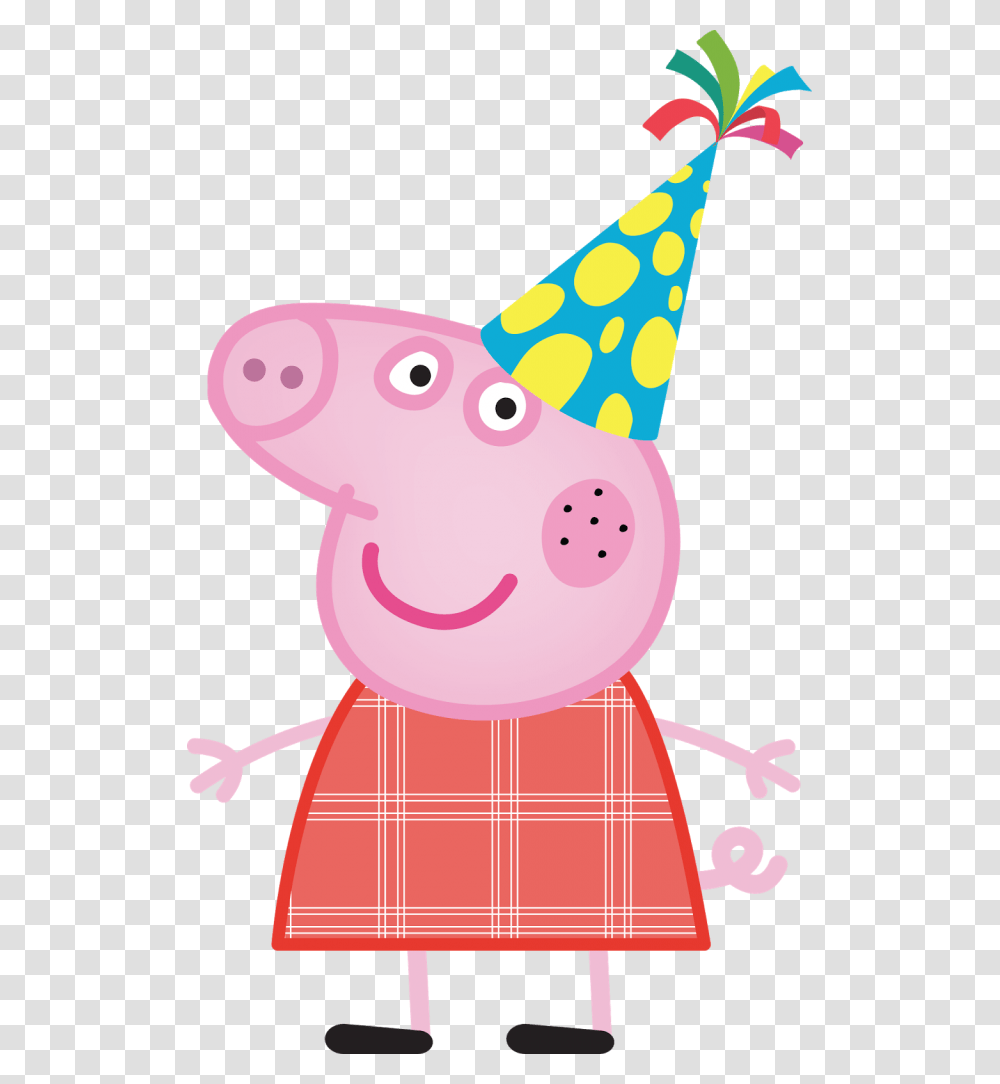 Peppa Pig Images, Apparel, Party Hat Transparent Png