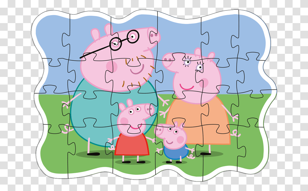 Peppa Pig, Jigsaw Puzzle, Game, Photography Transparent Png