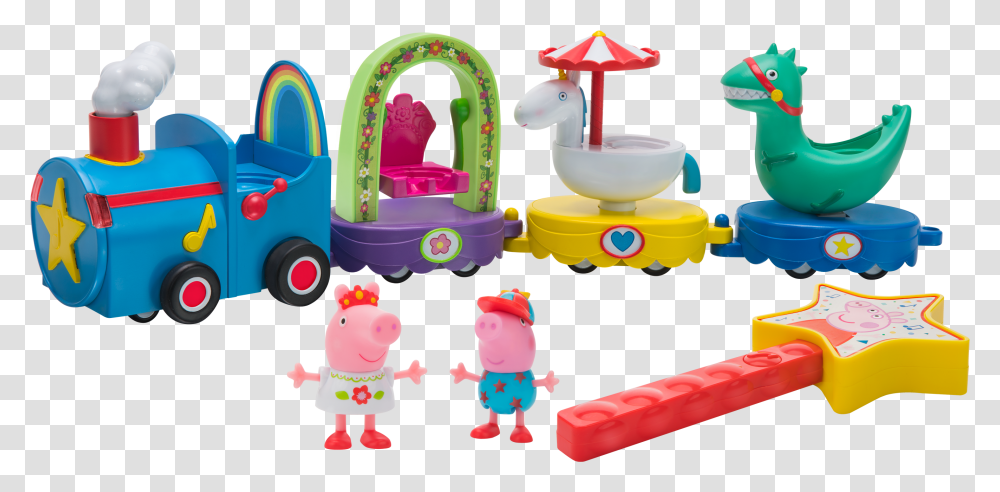 Peppa Pig Magical Parade, Inflatable, Play Area, Playground, Rattle Transparent Png
