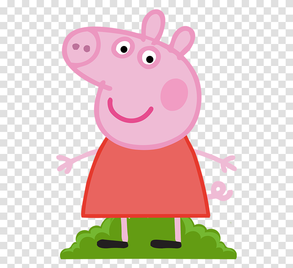 Peppa Pig Mini Figurine Set Clipart Download Peppa Pig, Animal, Mammal, Piggy Bank, Toy Transparent Png
