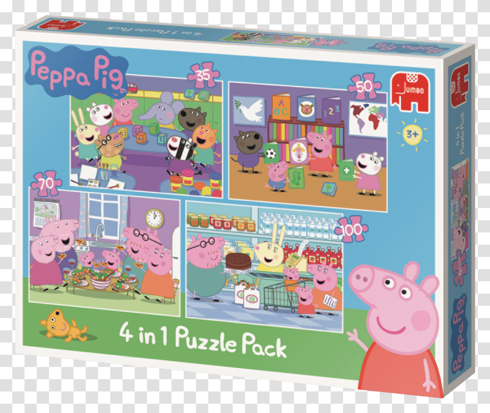Peppa Pig, Neighborhood, Urban, Building, Jigsaw Puzzle Transparent Png