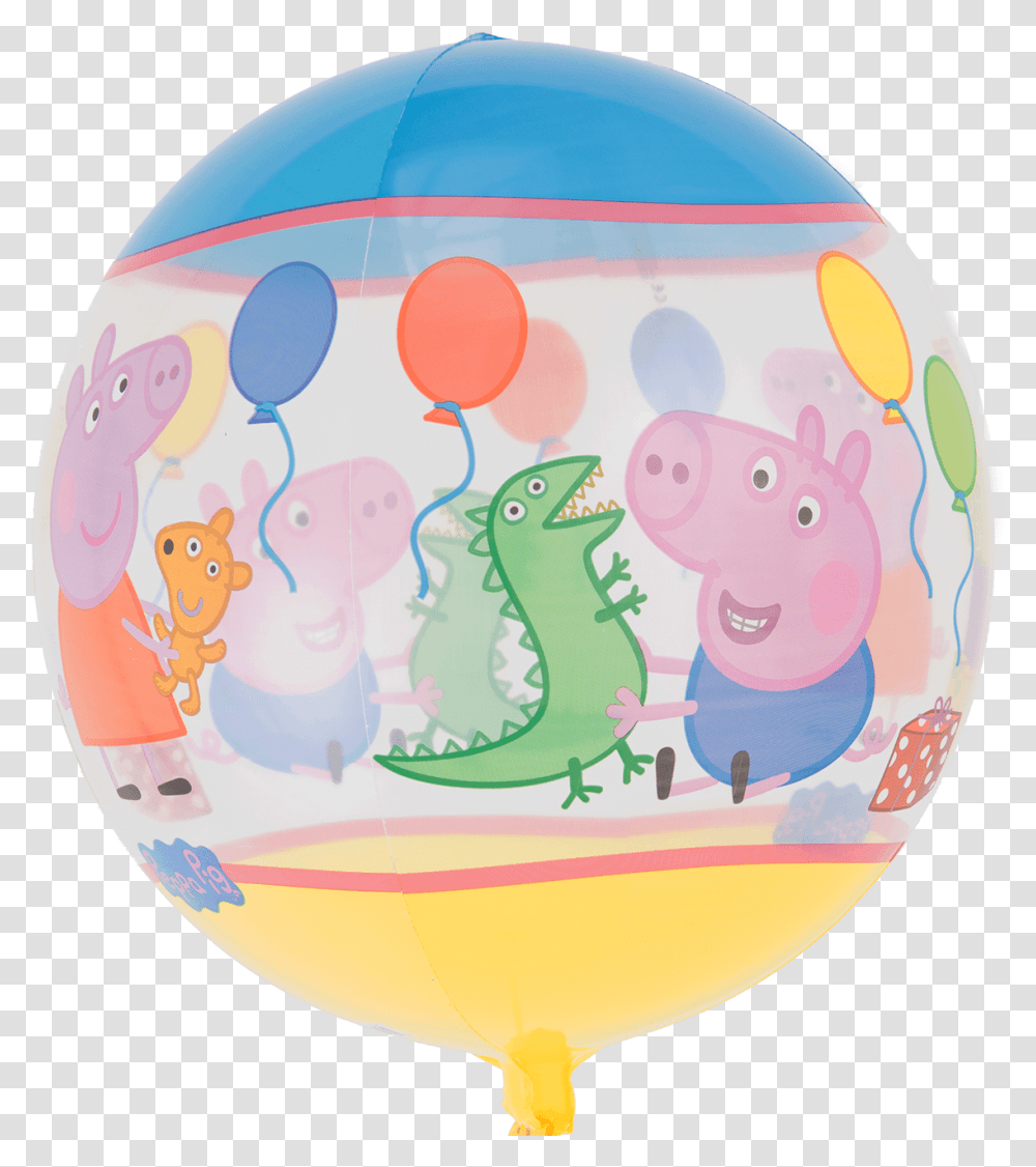 Peppa Pig Orbz Peppa Pig George Dinosaur, Ball, Sphere, Balloon Transparent Png