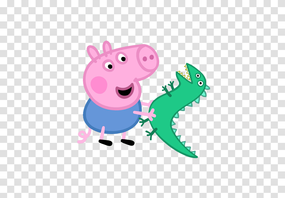 Peppa Pig Printable All Characters Emilys Birthday, Dragon, Mammal, Animal, Snout Transparent Png