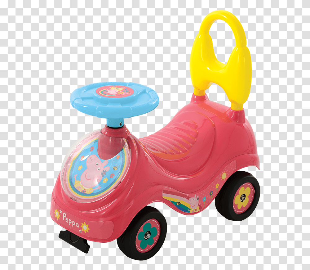 Peppa Pig Scooter Clipart, Toy, Vehicle, Transportation, Tricycle Transparent Png
