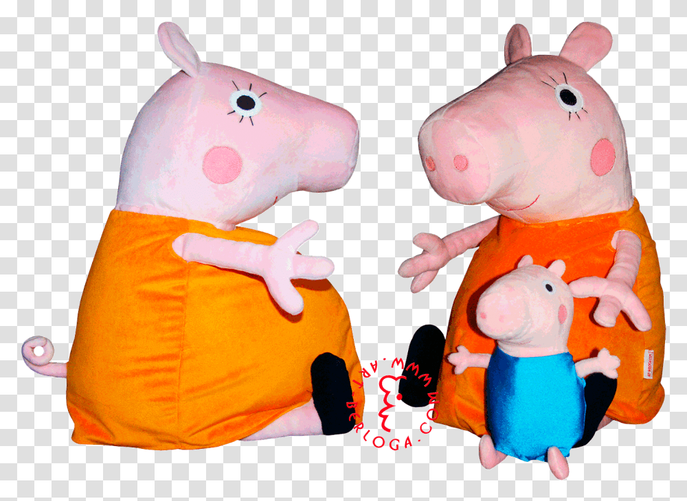 Peppa Pig's Mom Pregnant, Toy, Figurine, Doll, Plush Transparent Png