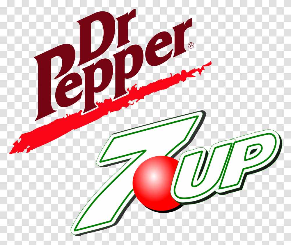 Pepper 7up Logo Dr Pepper Seven Up Logo, Symbol, Text, Trademark, Dynamite Transparent Png