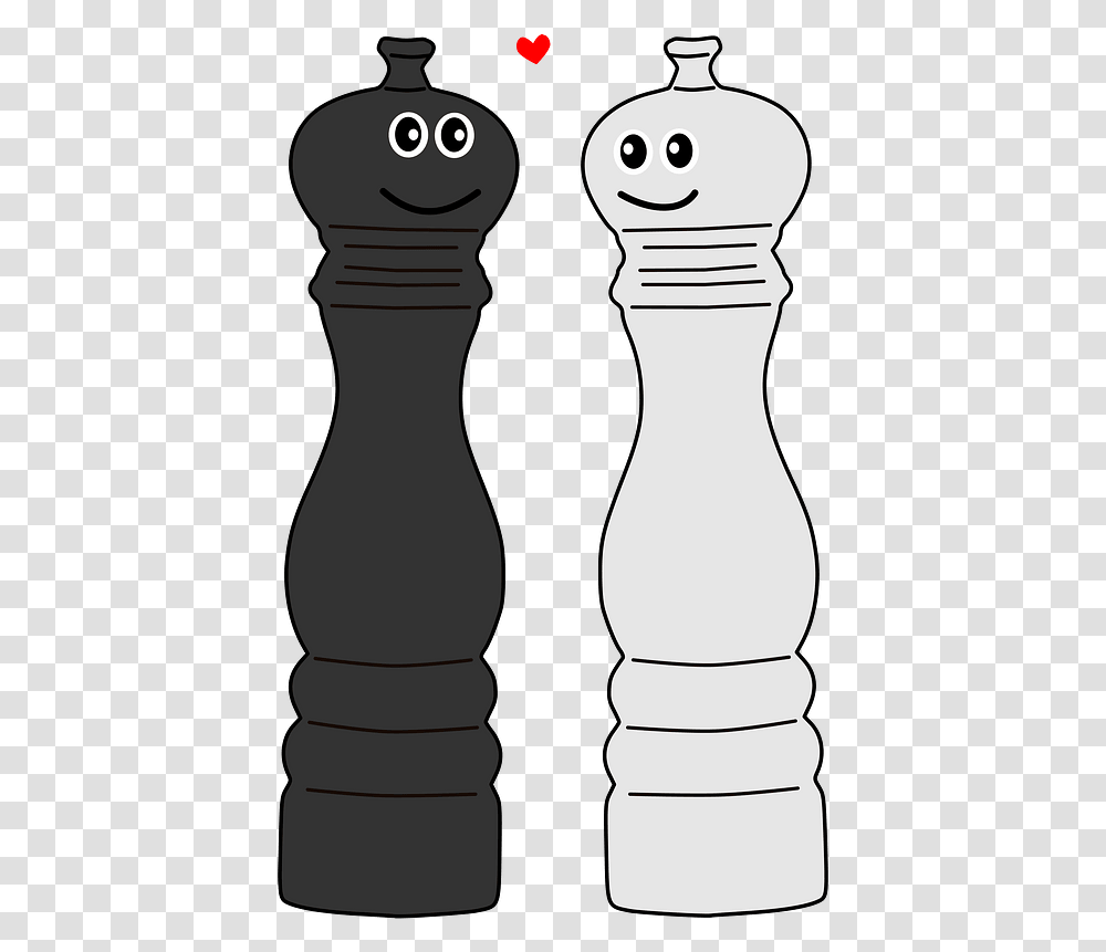 Pepper And Salt Shakers In Love Clipart Cartoon Of Salt Pepper, Building, Architecture, Chess, Game Transparent Png