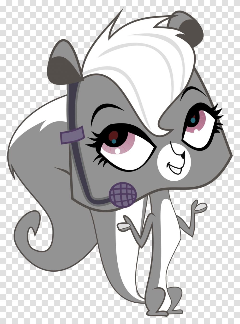 Pepper Clark Vector By Victoriathekitty D641i3n Little Pet Shop Skunk, Drawing, Stencil Transparent Png