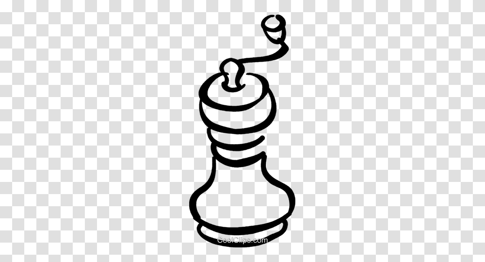 Pepper Mill Royalty Free Vector Clip Art Illustration, Spiral, Coil Transparent Png