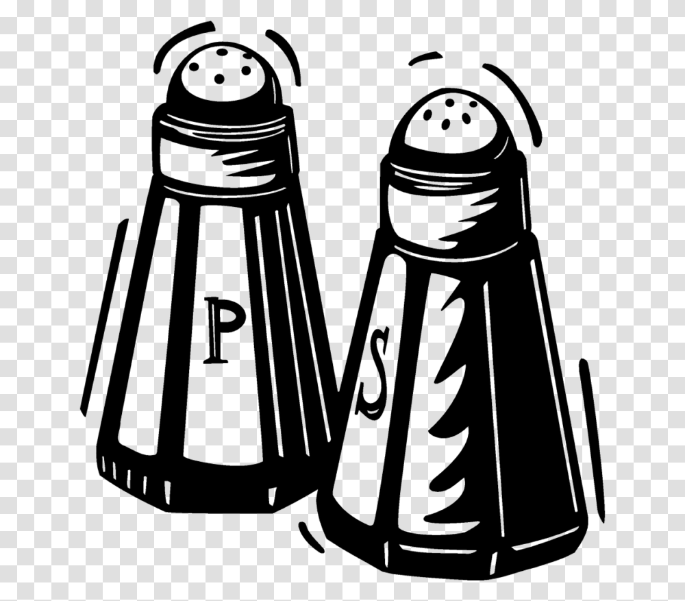 Pepper Shaker Clipart Salt And Pepper Shakers Clipart, Bottle, Grenade, Bomb, Weapon Transparent Png