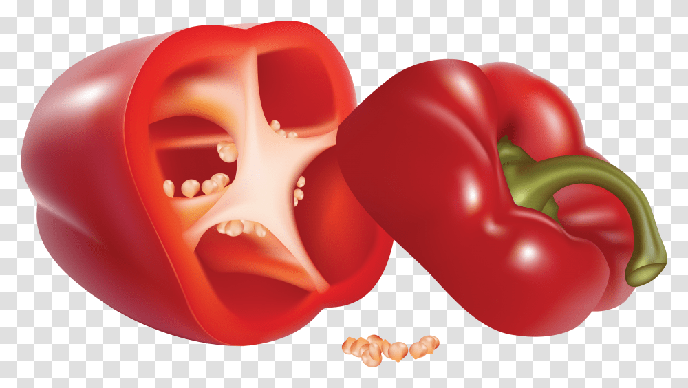 Pepper, Vegetable, Plant, Food, Bell Pepper Transparent Png