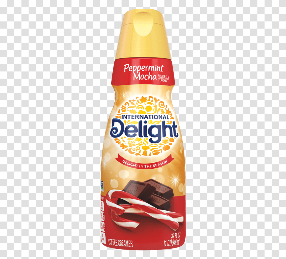 Peppermint Mocha Coffee Creamer International Delight French Toast Creamer, Food, Beer, Alcohol, Beverage Transparent Png