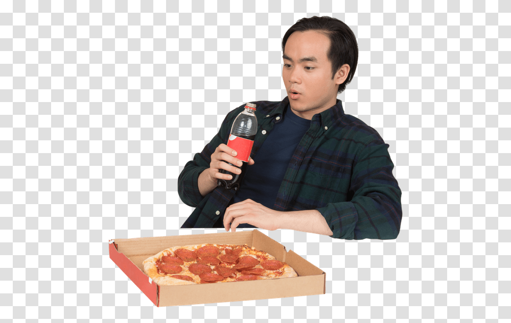 Pepperoni, Person, Human, Pizza, Food Transparent Png