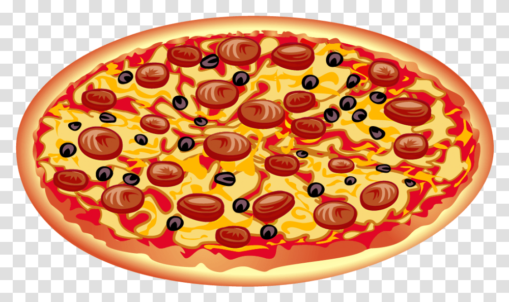 Pepperoni Pizza Clipart Pizza Clip Art Free, Food, Birthday Cake, Dessert, Plant Transparent Png