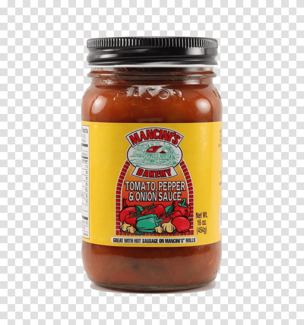 Peppers And Onions In Red Sauce, Food, Relish, Jar, Pickle Transparent Png