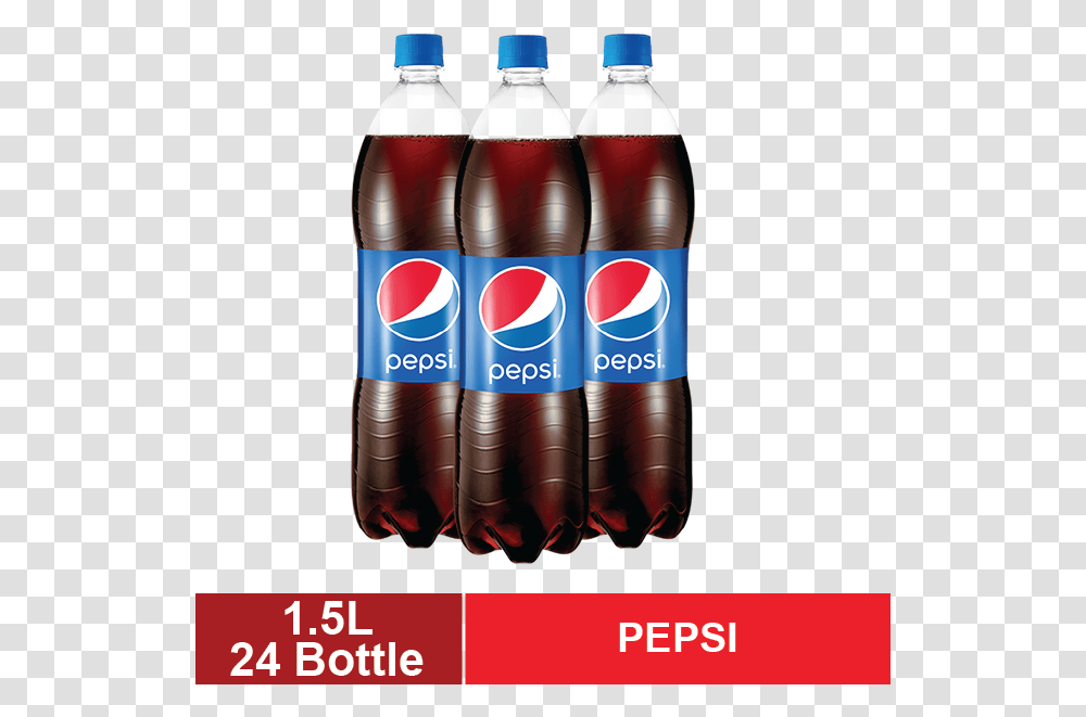 Pepsi 1.5 L, Soda, Beverage, Drink, Coke Transparent Png