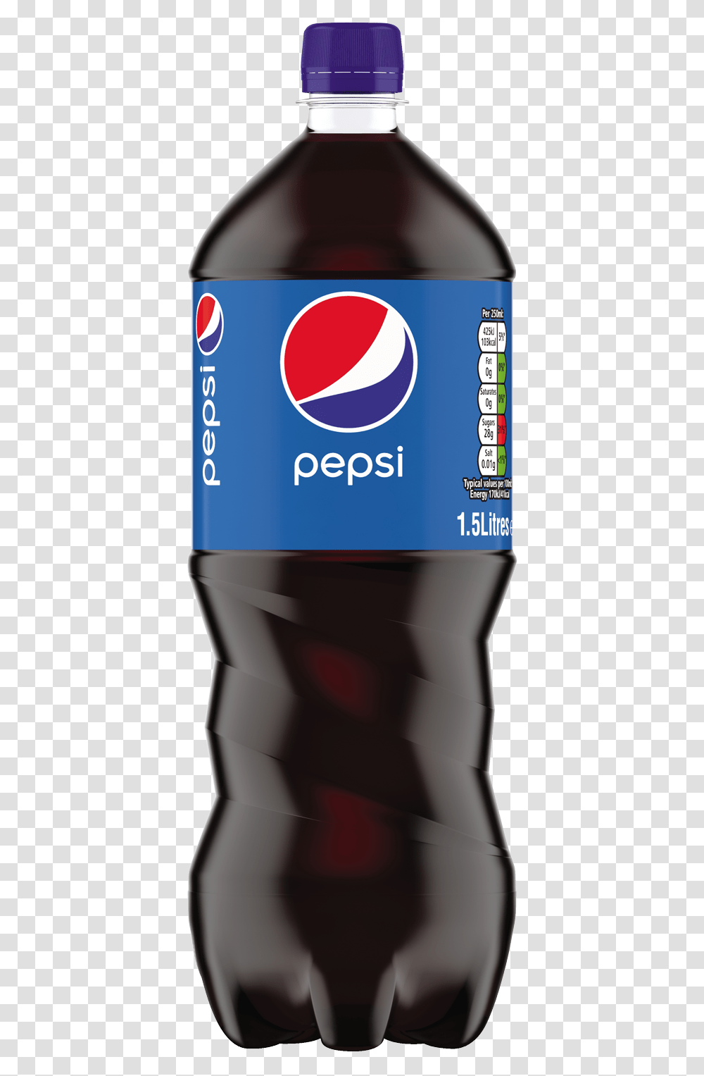Pepsi Bottle Pepsi Max 1.5 L, Soda, Beverage, Drink Transparent Png