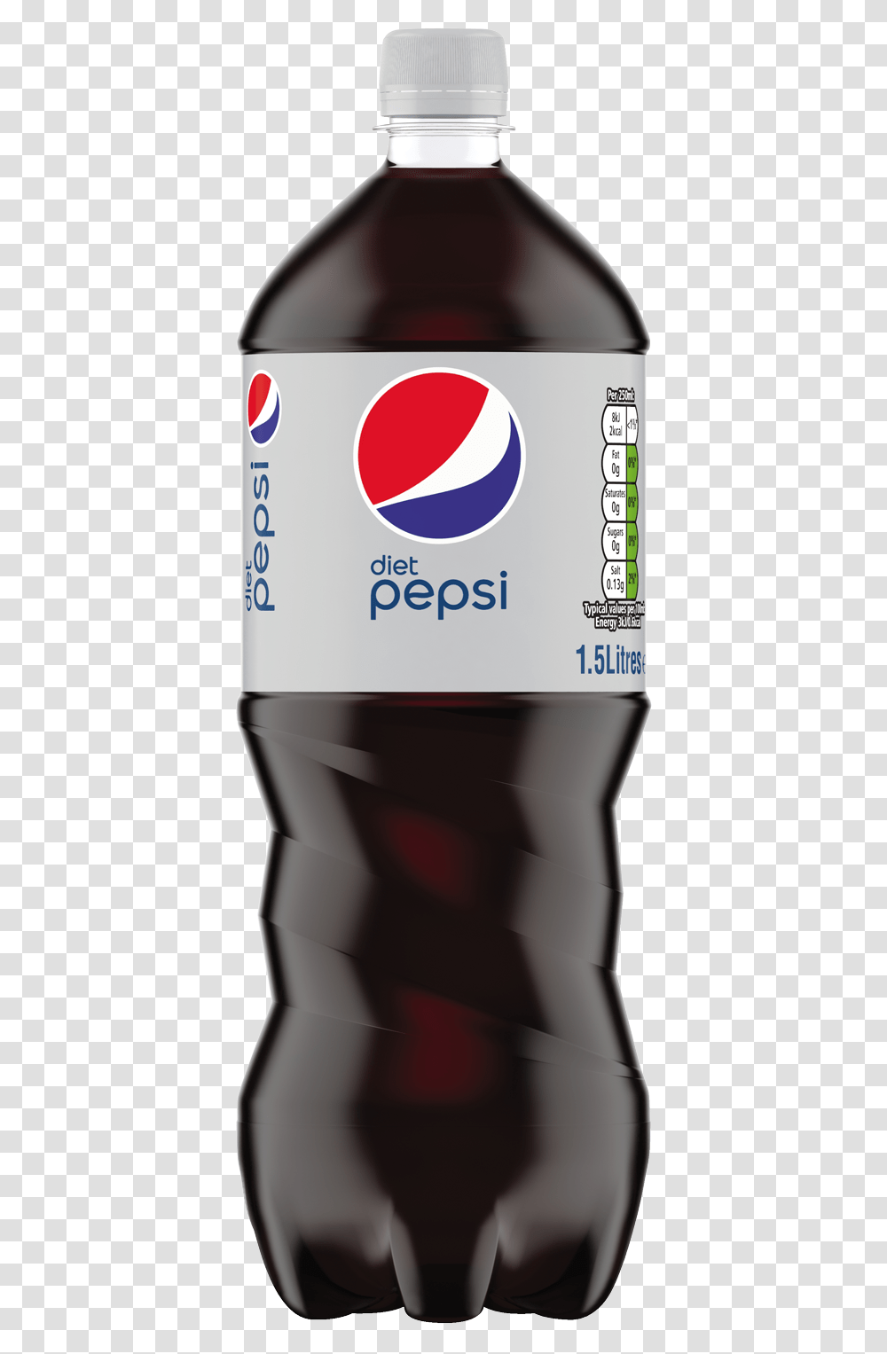 Pepsi Diet Bottle 12 X Diet Pepsi 1.5 L, Soda, Beverage, Drink, Mixer Transparent Png