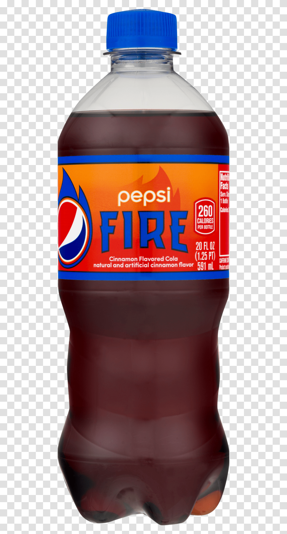 Pepsi Fire Plastic Bottle, Beer, Alcohol, Beverage, Drink Transparent Png