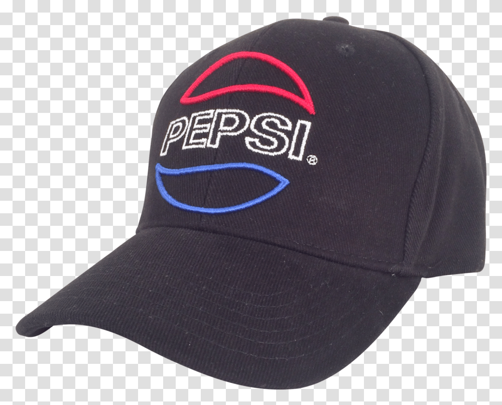 Pepsi Logo Baseball Hat Black Baseball Cap, Clothing, Apparel Transparent Png