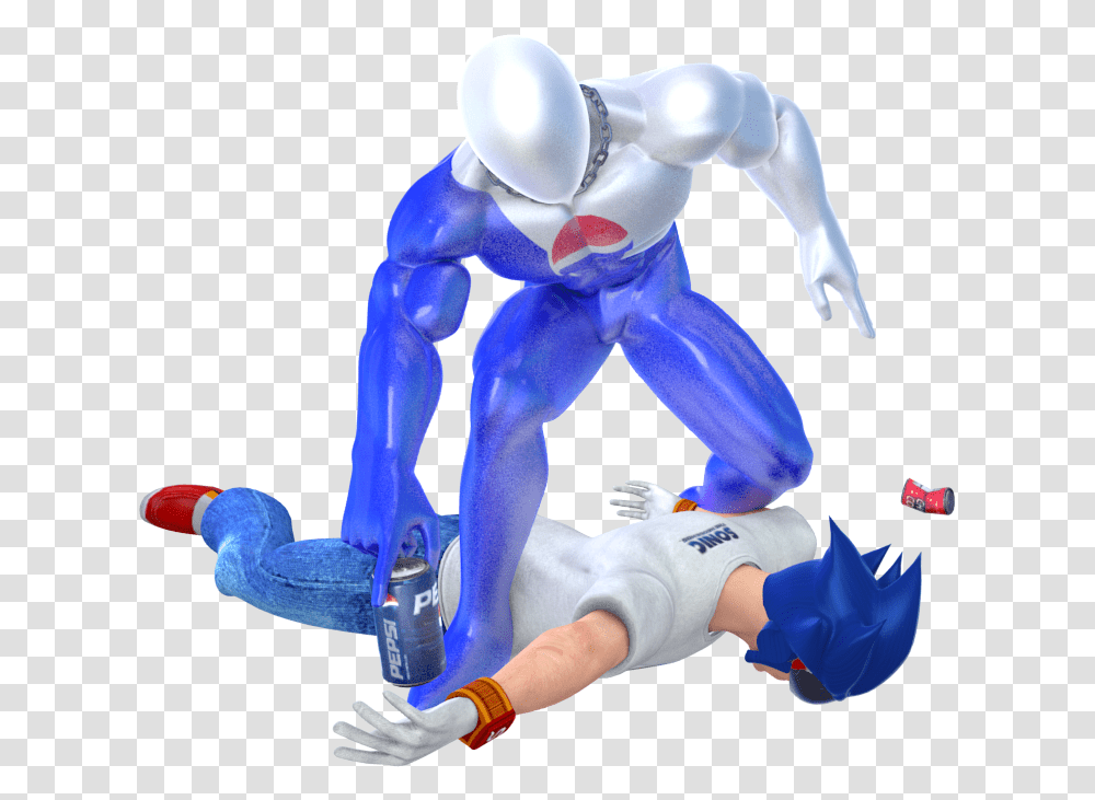 Pepsi Man 3d Model, Person, Human, Acrobatic, Toy Transparent Png