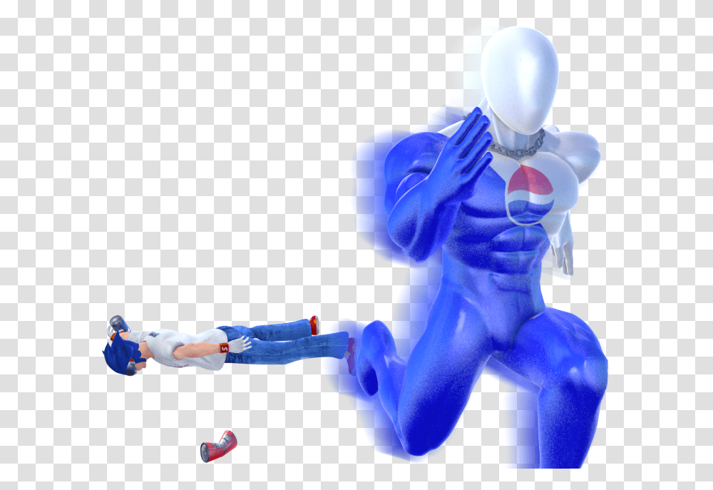 Pepsi Man Model, Person, Hand, Figurine, Long Sleeve Transparent Png