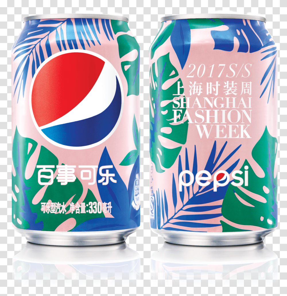 Pepsi Shanghai Fashion Week, Soda, Beverage, Drink, Tin Transparent Png