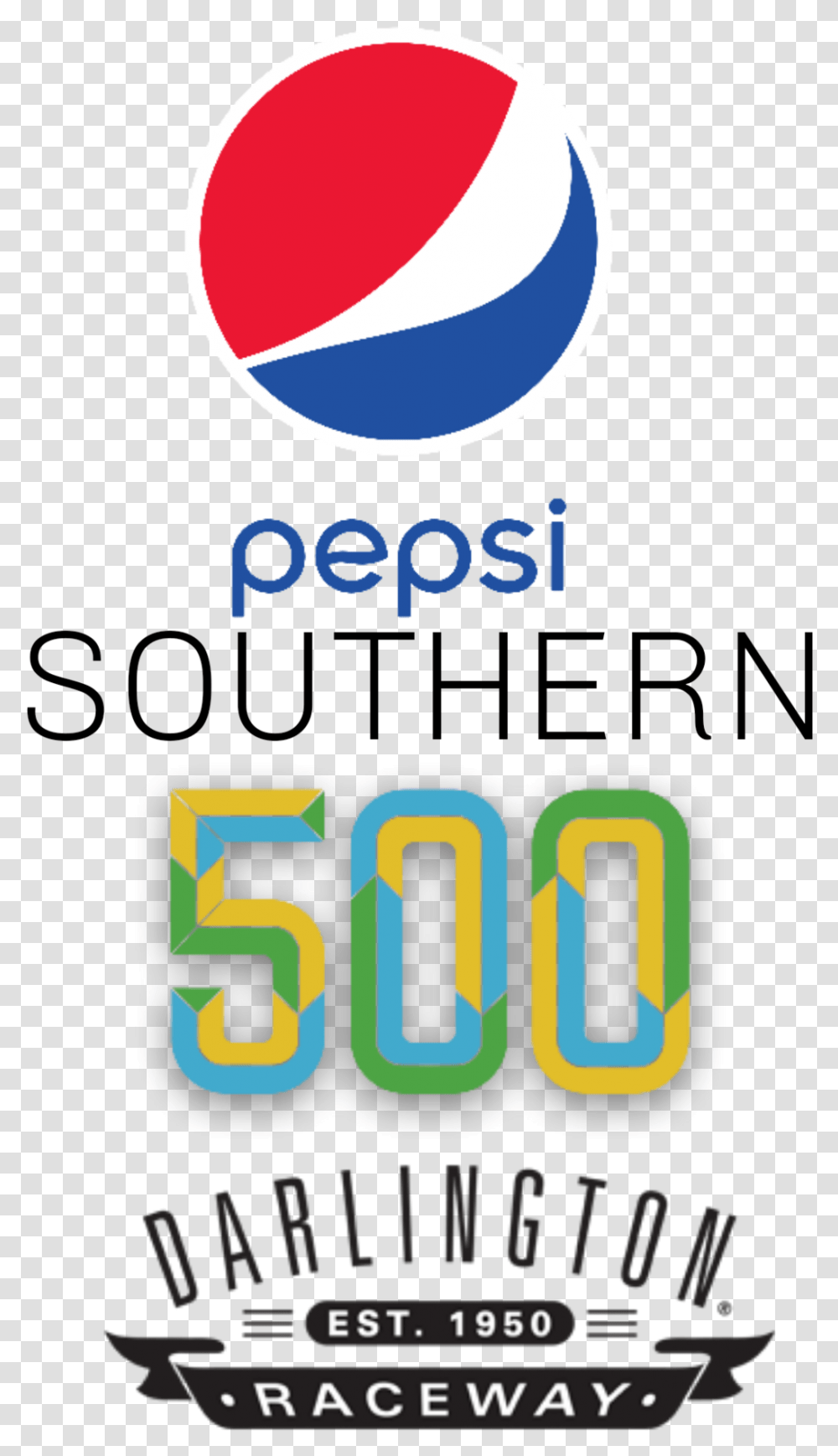 Pepsi Southern 500 Stock Car Racing Wiki Fandom Darlington Raceway, Number, Symbol, Text, Poster Transparent Png