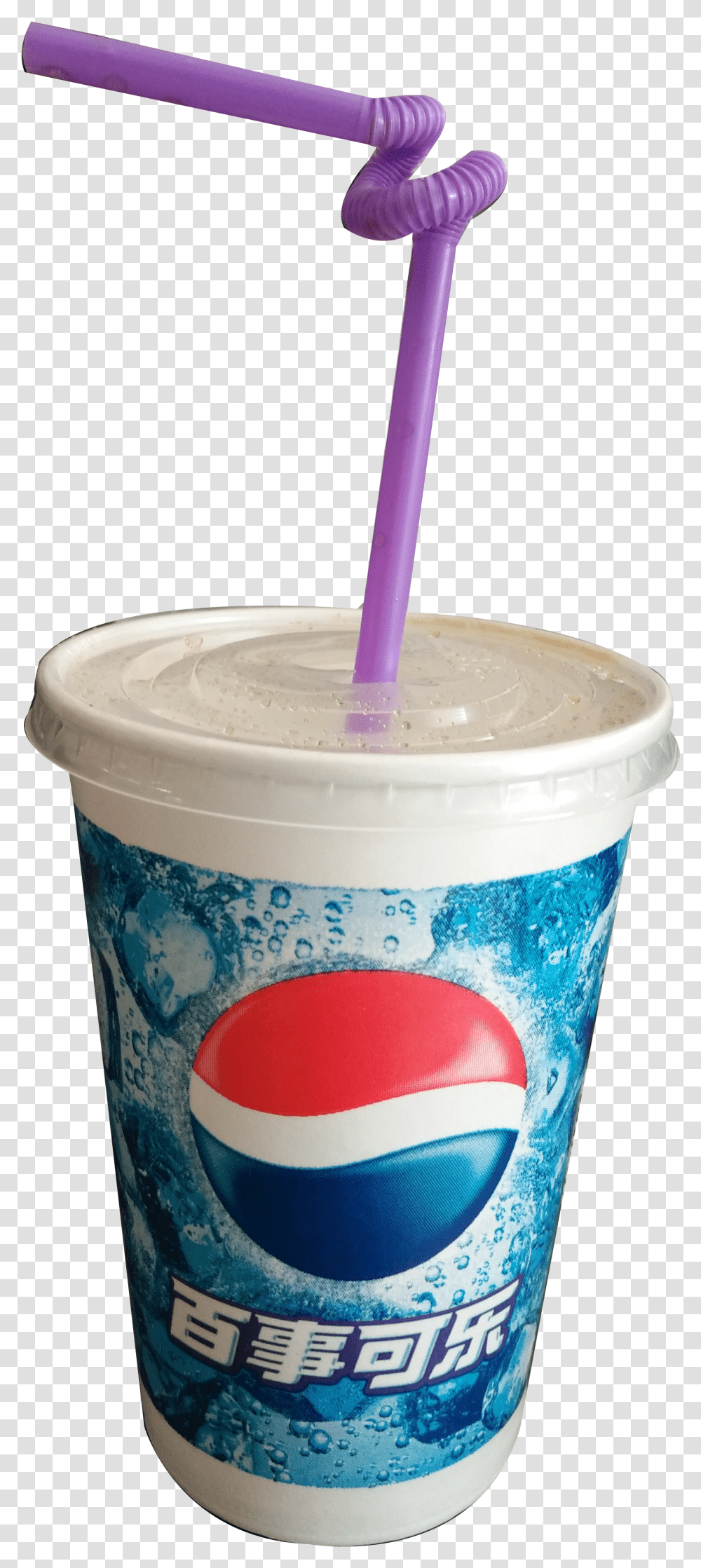Pepsi With Straw Transparent Png