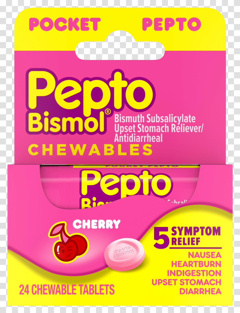 Pepto Bismol Tablets Transparent Png