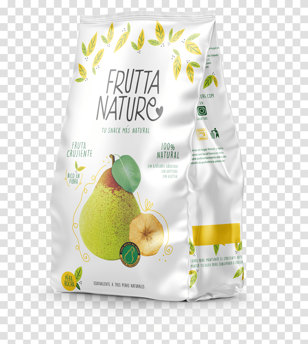 Pera Rocha Marcas De Frutas Deshidratadas En, Plant, Fruit, Food, Pear Transparent Png