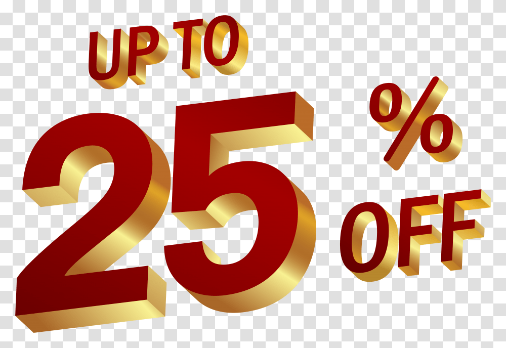 Percent Off Clipart Picture Freeuse Download 25 25 Discount, Number, Alphabet Transparent Png