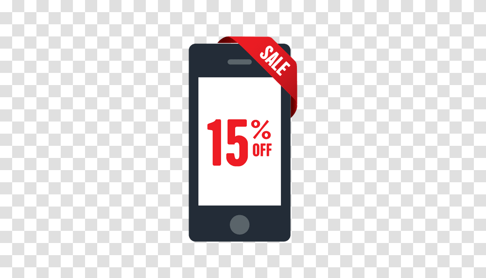 Percent Phone Sale Tag, Electronics, Mobile Phone, Cell Phone, First Aid Transparent Png