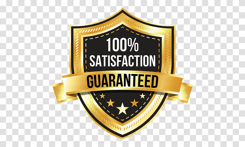 Percent Satisfaction Guaranteed 100 Satisfaction Guarantee, Logo, Trademark, Badge Transparent Png