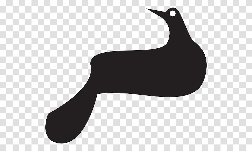 Perched Silhouette Bird Dove Wings Animal Tail Templates Of A Perched Dove, Hammer, Tool, Stencil, Blackbird Transparent Png