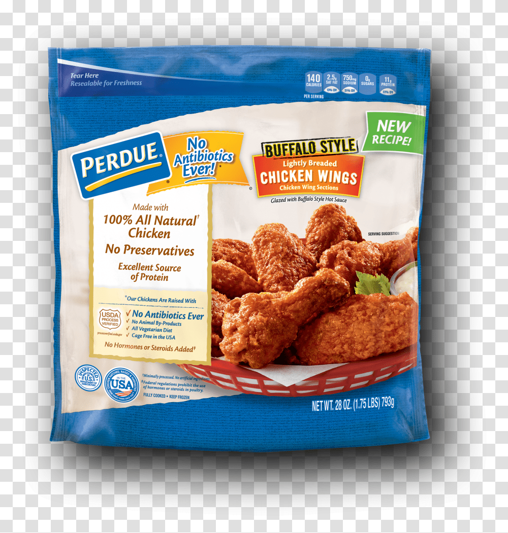 Perdue Buffalo Style Glazed Chicken Wings Image Number Perdue Chicken Wings, Fried Chicken, Food, Nuggets, Menu Transparent Png