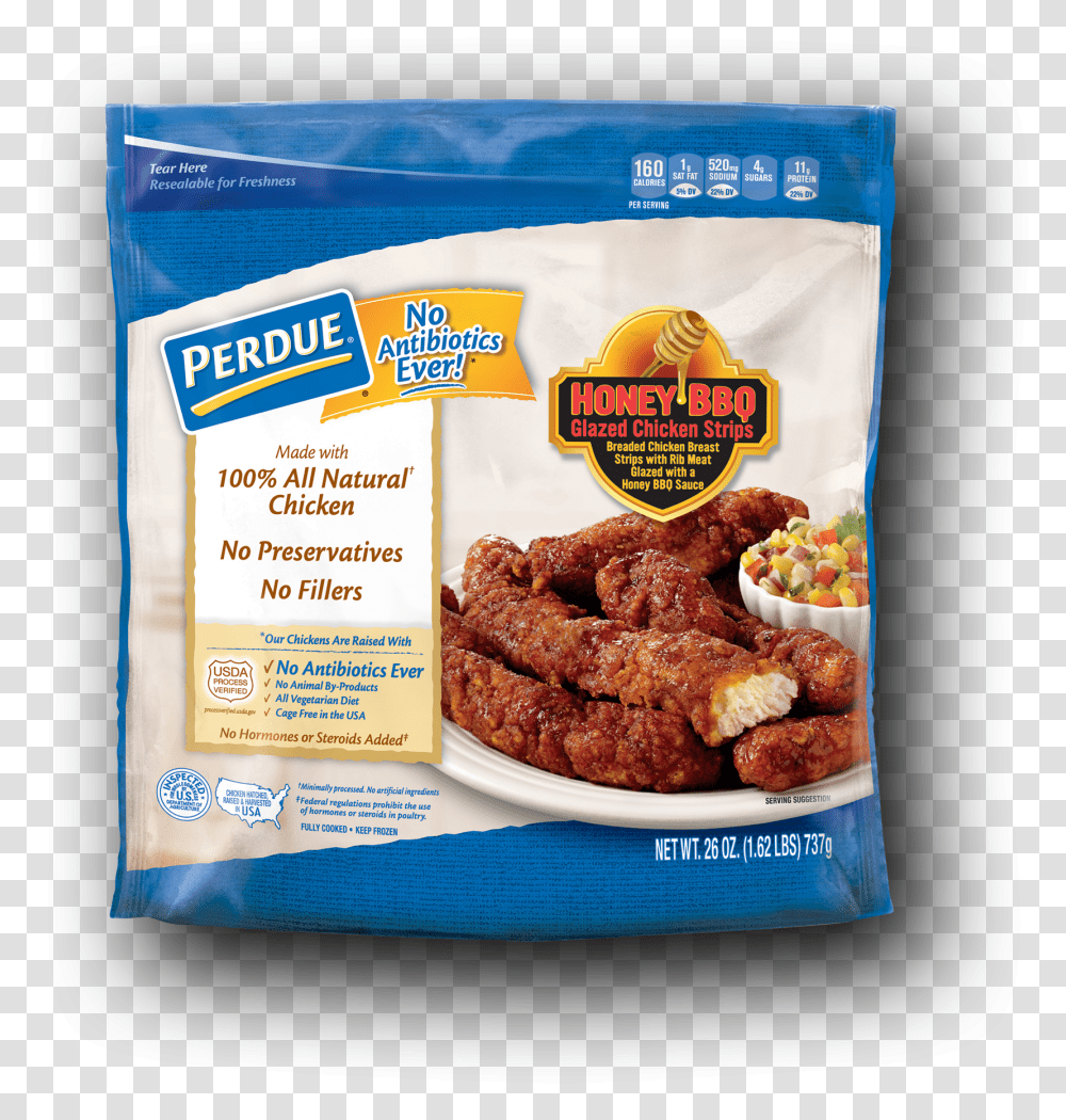 Perdue Honey Bbq Glazed Chicken Strips Image Number Perdue Buffalo Chicken Wings, Fried Chicken, Food, Menu Transparent Png