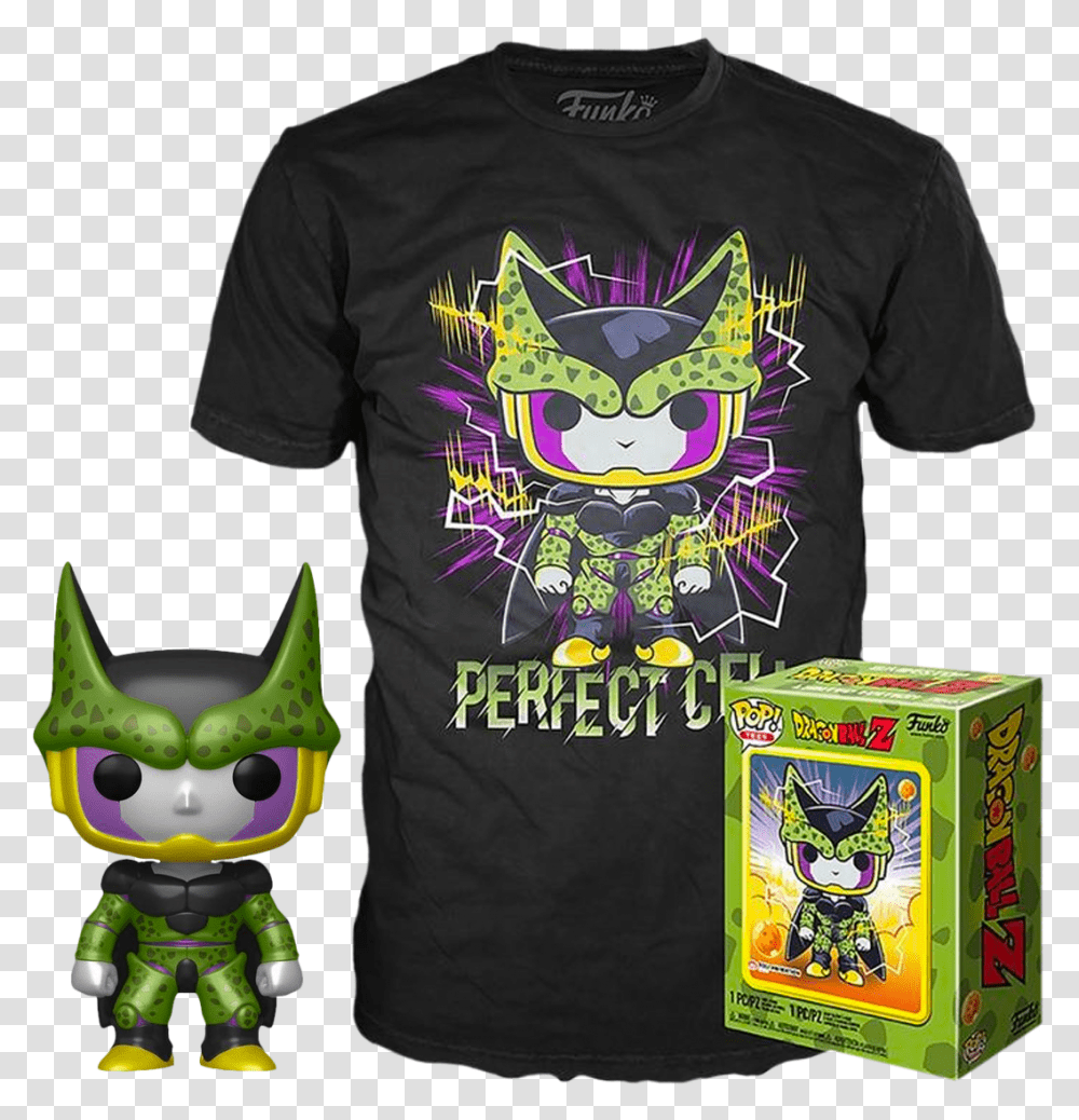 Perfect Cell Funko Pop Metallic, Apparel, T-Shirt, Person Transparent Png
