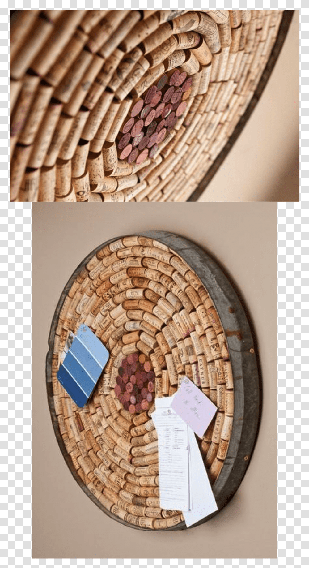 Perfect For Any Wine Lover This Unique Bulletin Board Bottle Cork Pin Board Transparent Png