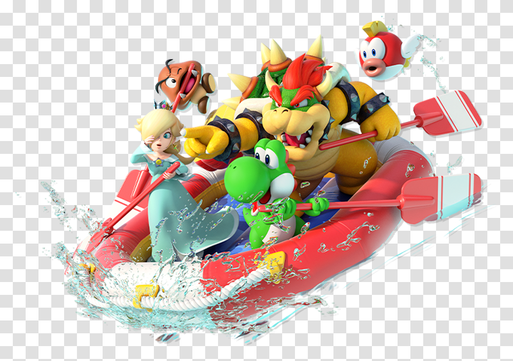 Perfectly Nintendo River Survival Mario Party, Inflatable, Super Mario Transparent Png