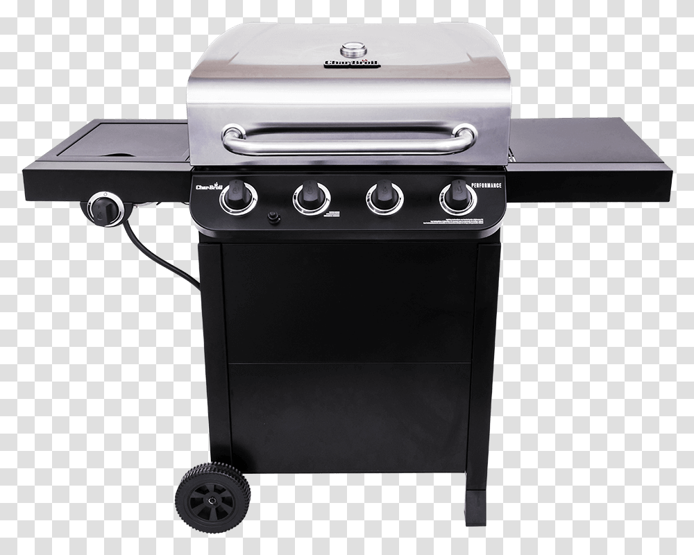 Performance 4 Burner Gas Grill Barbecue Grill, Oven, Appliance, Electrical Device, Cooker Transparent Png
