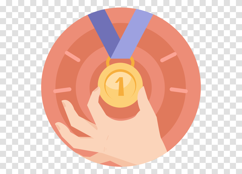 Performance Incentives - Red Letter Days Corporate Circle, Gold, Trophy, Gold Medal Transparent Png