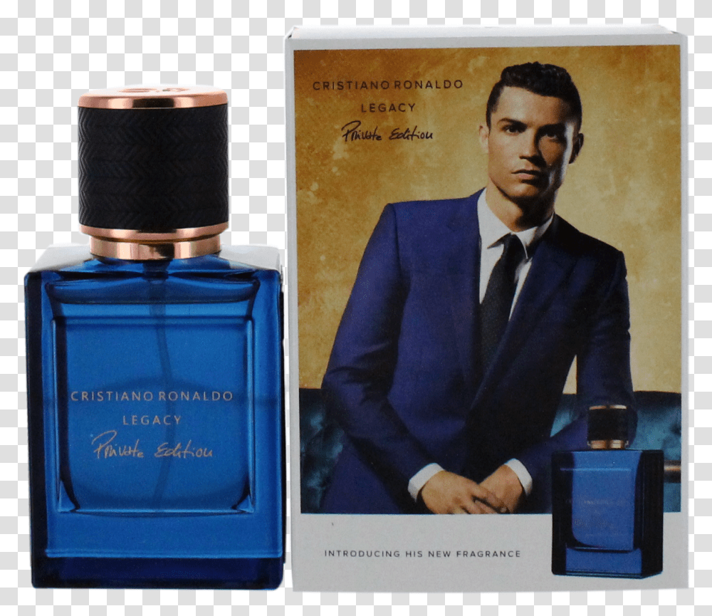 Perfume Jequiti Cristiano Ronaldo, Bottle, Suit, Overcoat Transparent Png
